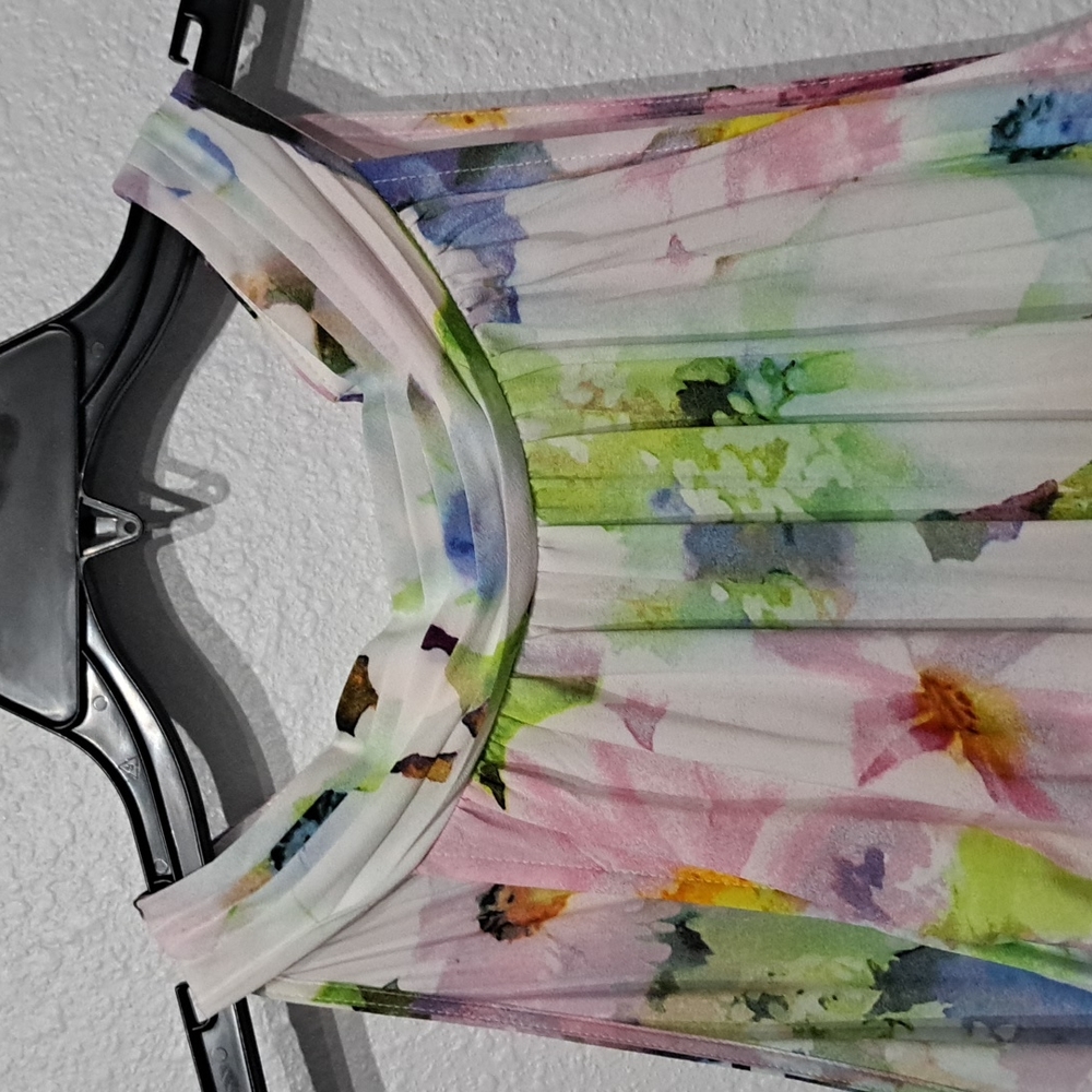Adrianna Papell Women's Floral Halter Gown - Picture 8 of 15